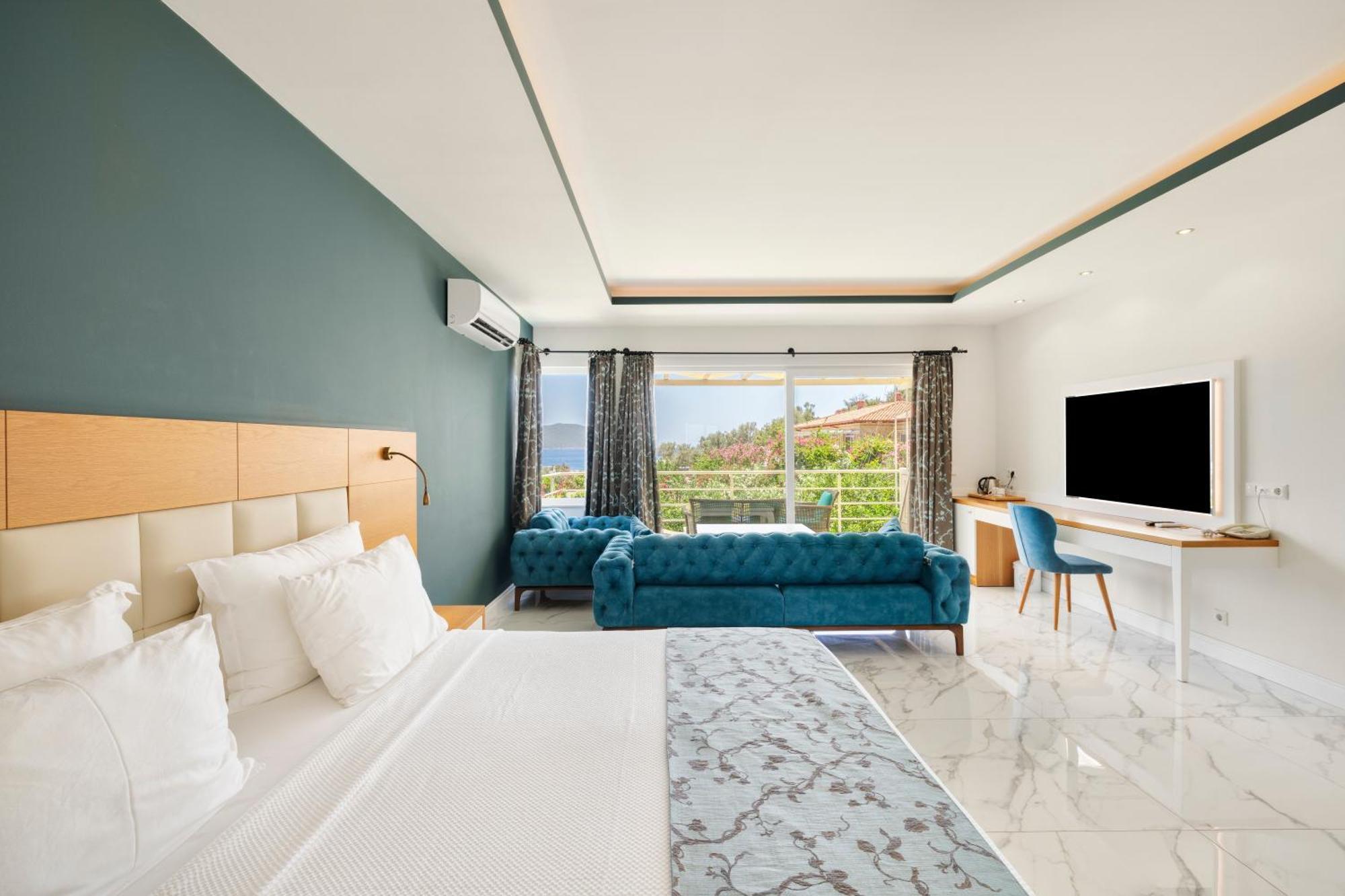 Blanca Beach Hotel Kas Bagian luar foto