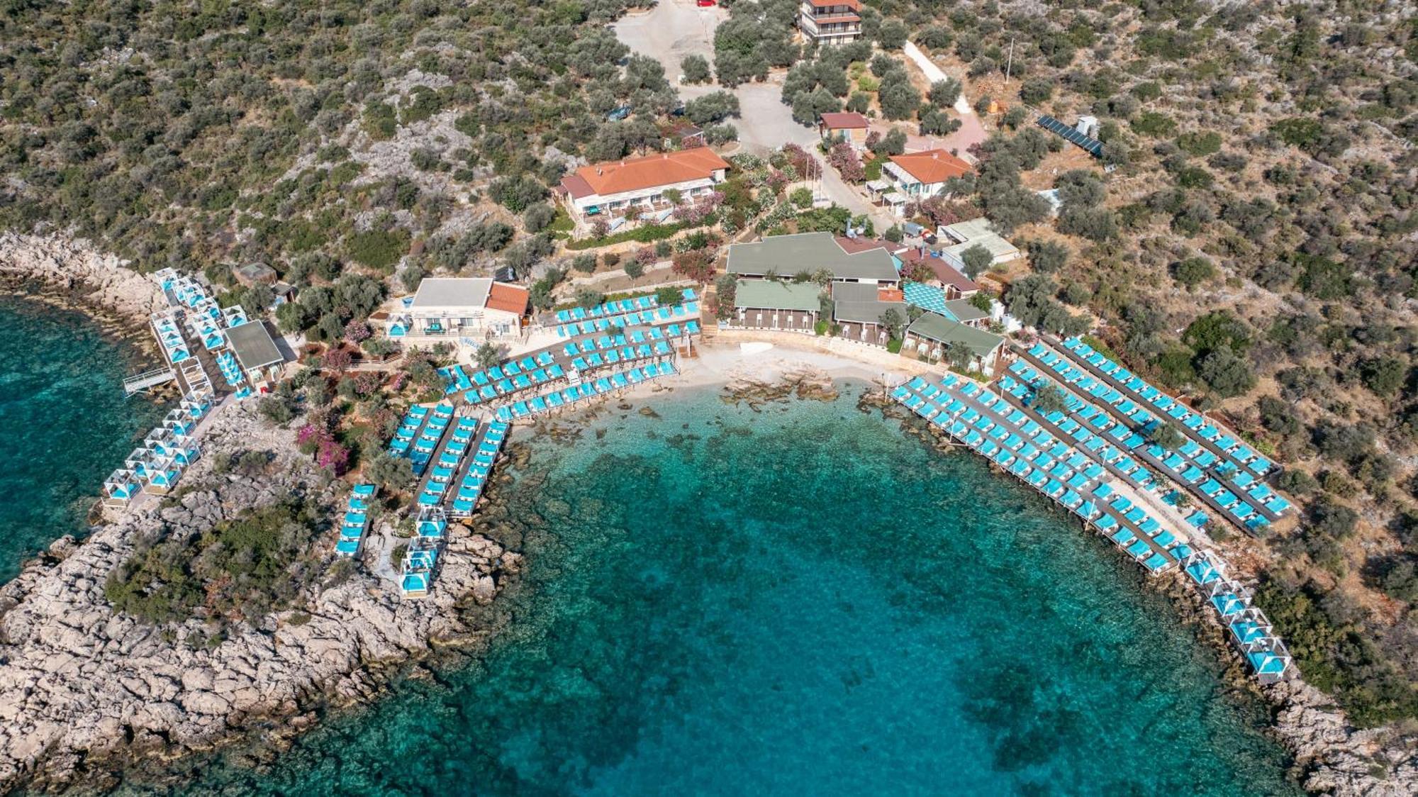 Blanca Beach Hotel Kas Bagian luar foto